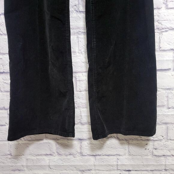 J Jill Black Corduroy Jeans Size 24 Boot Cut High Rise Preppy Workwear‎ Academia - Picture 3 of 9